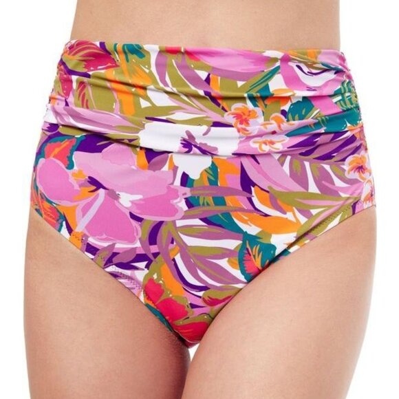 Gottex Tropikaia High Waist Swim Bottom with Side Shirring - Picture 1 of 9